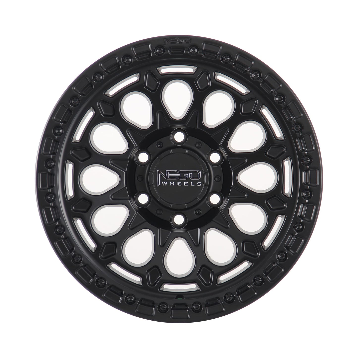 Alloy wheel NEGU06-17x8.5 ET0 (6x139.7) CB110- Matte Black