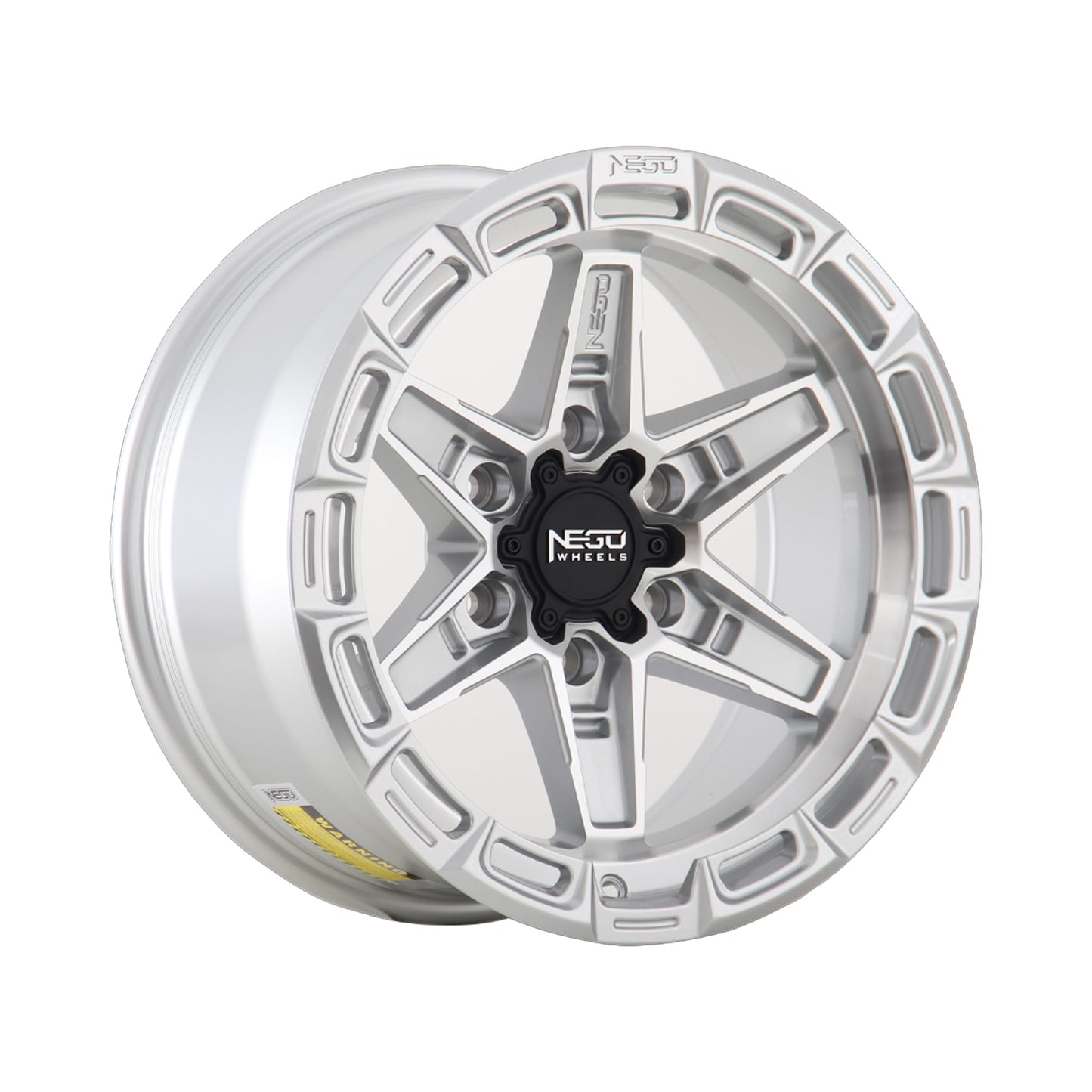 Alloy wheel NEGU11-17x8.5 ET0 (6x139.7) CB106.2- Silver Machined Face