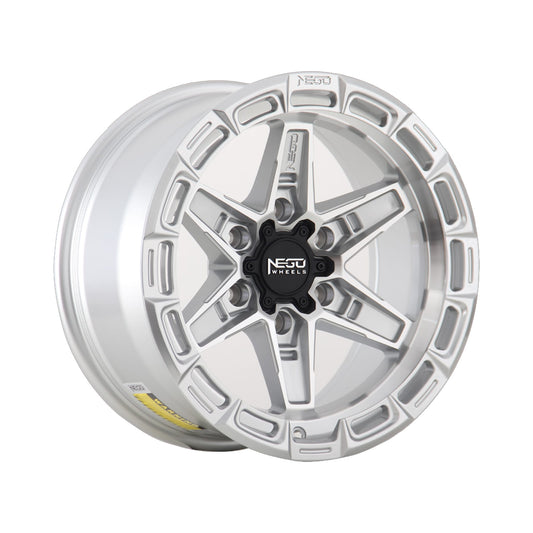 Alloy wheel NEGU11-17x8.5 ET0 (6x139.7) CB106.2- Silver Machined Face