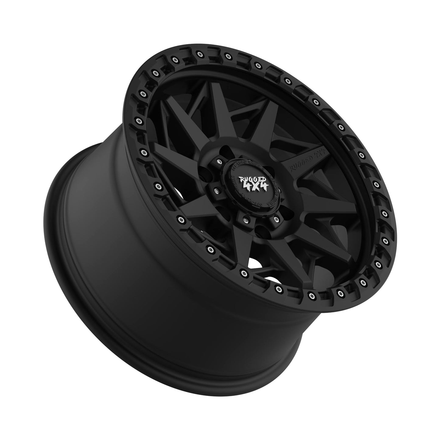 Rugged 4x4 FRENZY Alloy wheel 17x9 (6x139.7) ET15 CB110.15 - Satin black