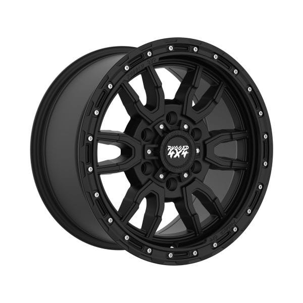 Rugged 4x4 FUSION Alloy wheel 17x9 (6x139.7) ET15 CB110.15 - Satin black