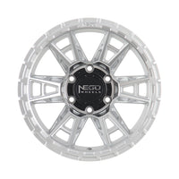 Alloy wheel NEGU10-17x8.5 ET0 (6x139.7) CB110- Silver Machined Face