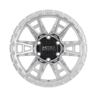 compare product Alloy wheel NEGU10-17x8.5 ET0 (6x139.7) CB110- Silver Machined Face
