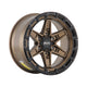 Alloy wheel NEGU11-17x8.5 ET0 (6x139.7) CB106.2- Matte Bronze with Matte Black Lip