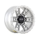 Alloy wheel NEGU10-17x8.5 ET12 (6x139.7) CB110- Silver Machined Face