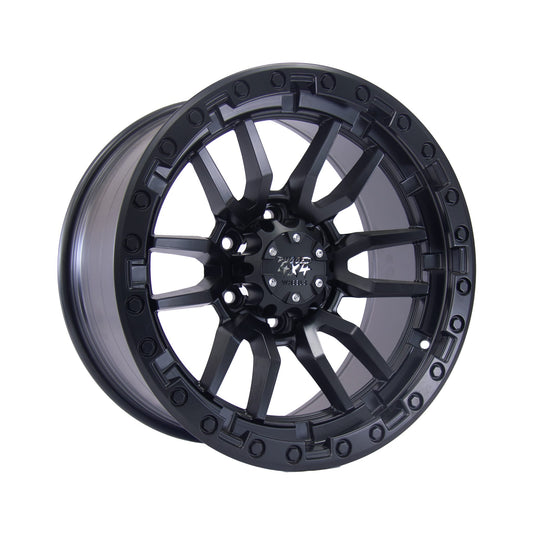 Rugged Hurricane Alloy Wheel 18x9 (6x139.7) ET5 CB110 -Black