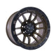 Rugged Hurricane Alloy Wheel 17x9 (6x139.7) ET5 CB110 -Bronze with black lip