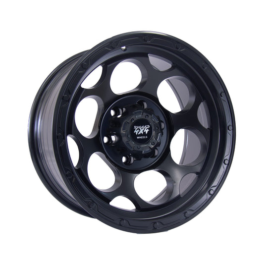 Rugged Tracker DX205 Alloy Wheel 17x8.5 (6x139.7) ET-5 CB110.1 -Black