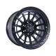 Rugged Traxx Alloy Wheel 17x9 (6x139.7) ET5 CB110 -Black