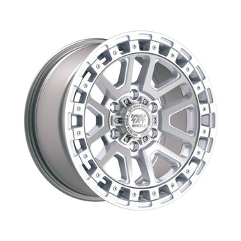 compare product Rugged 4x4 HAVOC Alloy wheel 17x9 (5X150) ET-12 CB110.15 - Silver machine face