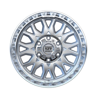 compare product Rugged 4x4 CHAOS Alloy wheel 17x9 (6X139.7) ET15 CB110.15 - Silver machine face