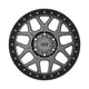 Rugged 4x4 IMPACT Alloy wheel 17x9 (6x139.7) ET15 CB110.15 - Satin gunmetal with black lip