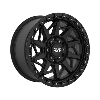 compare product Rugged 4x4 FRENZY Alloy wheel 17x9 (6x139.7) ET15 CB110.15 - Satin black